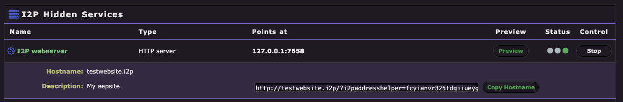Eepsite Çalıştırma