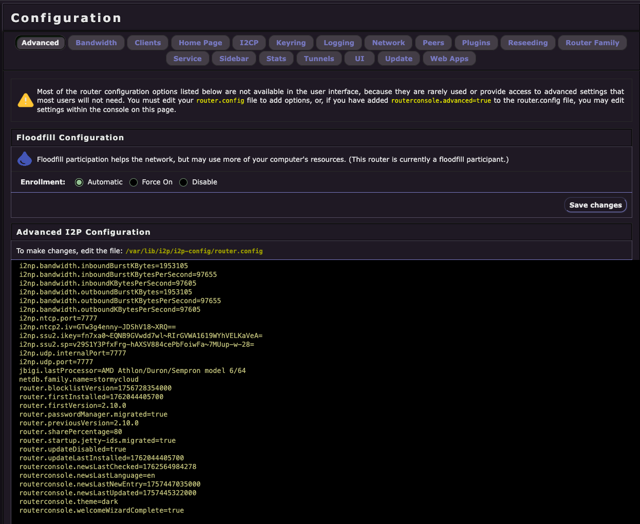Router Console Gelişmiş Yapılandırma