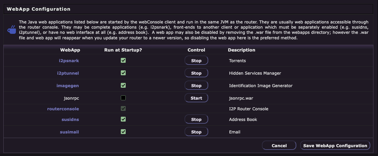 Router Console WebApp Yapılandırması